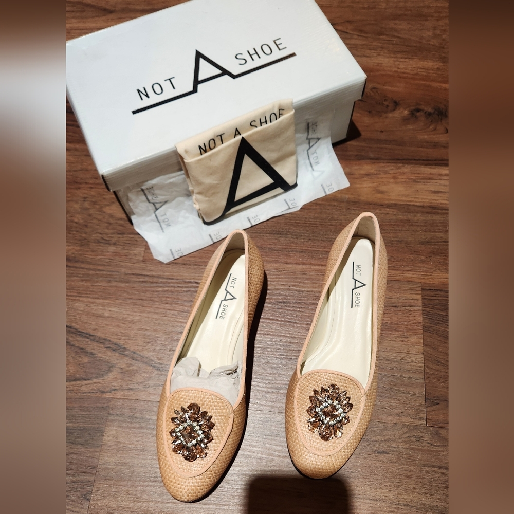 Women's Loafer Palha Nude Rose Not A Shoe Size 7 - Picture 4 of 15